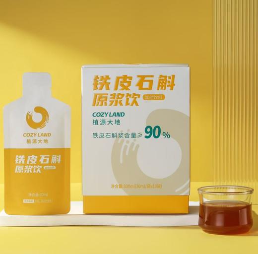 铁皮石斛原浆饮 一盒300ml（30ml/袋x10袋）便携 商品图0