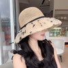 【即遮阳又显脸小】蝴蝶结蕾丝渔夫帽新款显脸小夏季户外出游遮阳防紫外线韩版太阳帽。ry 商品缩略图0