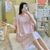 【棉绸睡衣！享受睡眠】棉绸睡裙女春秋夏薄款睡衣韩版甜美少女网红直播爆款家居外穿裙子。ry 商品缩略图9