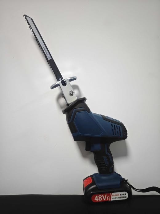 【货号00050】包邮奇磨全友插脚21V锂电马刀锯锂电往复锯电链锯5串电池一电一充送4根锯条 商品图3