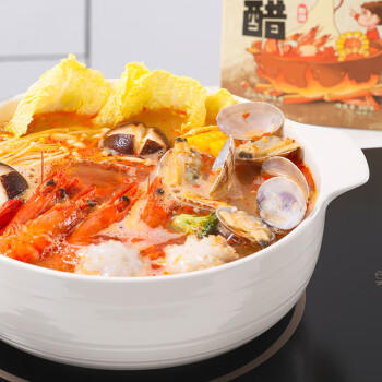 云山半海南糟粕醋汤底火锅底料300g （3-6人份）酸甜辣汤底特色底料 /粮油调味 /调味品 /火锅底料/蘸料 商品图0