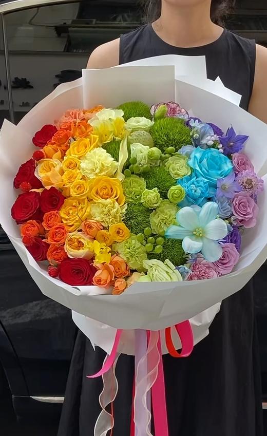 彩虹混搭花束二选一 商品图0