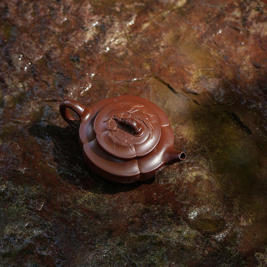 龙德堂陶艺 徐飞制《惠竹》原矿底槽清 170cc 库存请咨询客服 商品图3