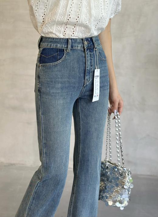 N51078#时尚弹力喇叭牛仔裤 商品图2