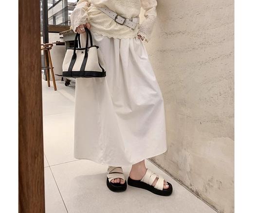 绕带拖！2025新款方头厚底沙滩度假休闲拖鞋女凉拖外穿夏季！ 商品图3