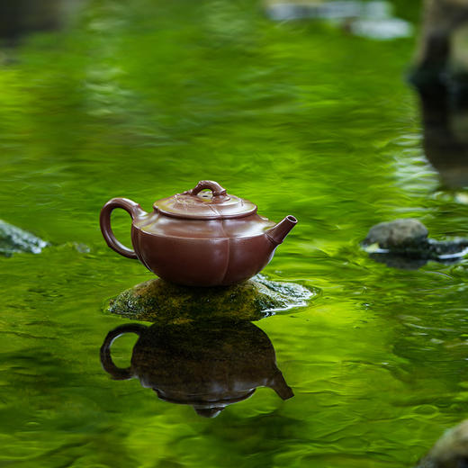 龙德堂陶艺 徐飞制《惠竹》原矿底槽清 170cc 库存请咨询客服 商品图1