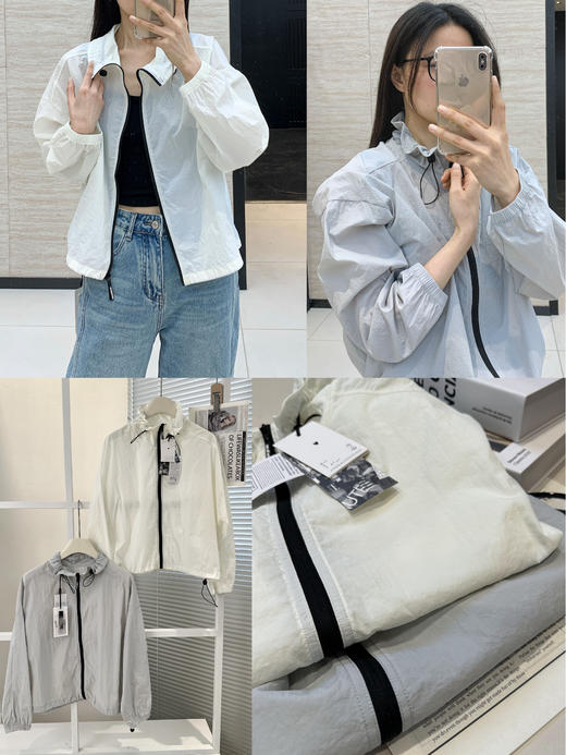 王炸必抢❗柜上💰565+【轻户外空气感山系外套防晒衣】抗菌速干防水防污，轻薄透气！面料微皱肌理感，立体有廓形，上身可咸可甜，真的很酷⚠UPF50+！海边度假 / 通勤上课 / 户外徒步全适配！ 商品图7