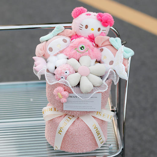 【母亲节520情人节好物】卡通玩偶花束库洛米玉桂狗毛绒玩偶花束成品母亲节生日礼物教师节礼品。ry 商品图3