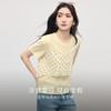 【初夏新品】熙世界蝴蝶结印花拼接短袖T恤女夏日淡人穿搭设计感圆领正肩上衣 商品缩略图1