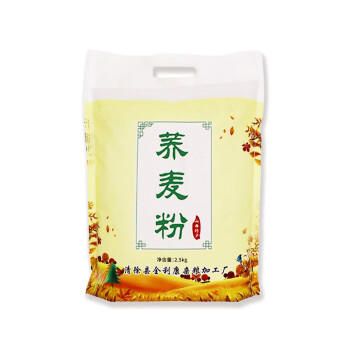 美玏 荞麦面粉5斤装100%纯荞麦面粉乔麦粗杂粮面粉无添加蔗糖友糖尿人 /粮油调味 /面粉 /通用粉 商品图0