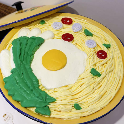 搪瓷盆生日面（直径约20cm）水果夹心 商品图0