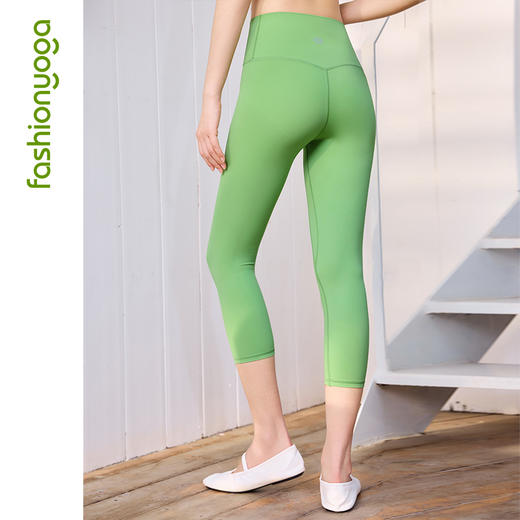 凡圣瑜伽薄裸感无尴尬线七分裤FC15711W 商品图11