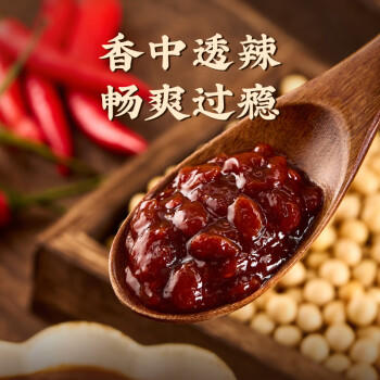 李锦记 辣黄豆酱800g 非转基因黄豆 传统酿造 炸酱面炖炒拌蘸调味酱 /粮油调味 /调味品 /烹饪酱 商品图0