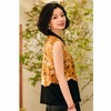西子/日照金山重磅醋酸亚麻盘扣新中式印花双面穿马甲/MJBH1493 商品缩略图2