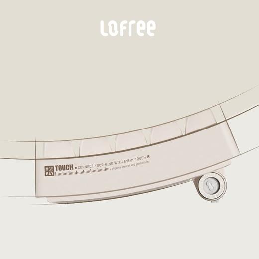 洛斐（LOFREE）小翘三模无线蓝牙机械键盘办公无线热拔插多系统兼容连接 豆腐小翘100键键盘 商品图7