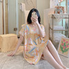【棉绸睡衣！享受睡眠】棉绸睡裙女春秋夏薄款睡衣韩版甜美少女网红直播爆款家居外穿裙子。ry 商品缩略图5