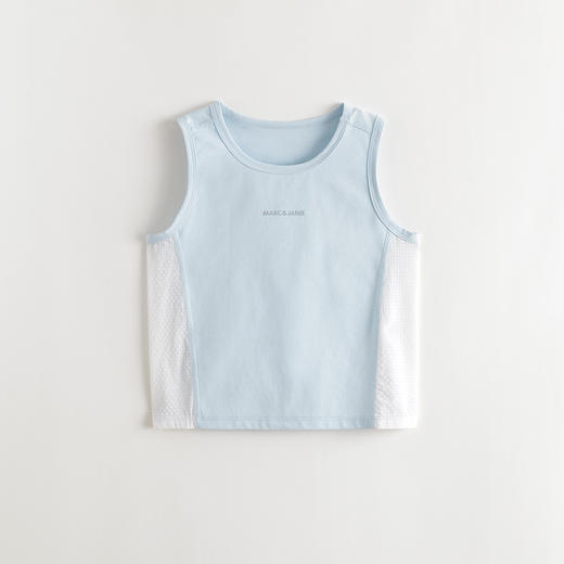 【速干防晒】马克珍妮男童轻潮运动背心 儿童上衣夏装新款550560 商品图1