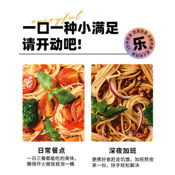 鲜禾意大利面香辣黑椒牛肉味 湿面免煮意面速食面条方便面 255g/袋装 /粮油调味 /方便食品 /方便面 商品图6