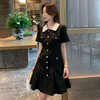 奢姿大码女装2025夏季法式小香风百褶下摆连衣裙胖妹妹POLO领裙子9952853282 商品缩略图3