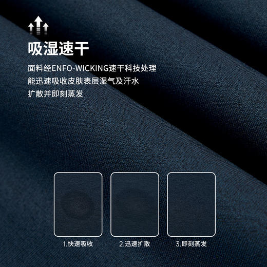 【森呼吸三号】无痕六片裁抗皱防晒速干短袖T恤255X0T908S 商品图4