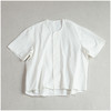 日系设计感小众圆领暗排扣短袖衬衫！2025夏季薄款宽松色棉衬衫女款！ 商品缩略图5