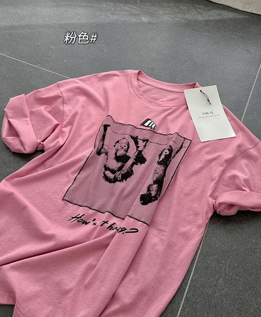 小众Martine Ros*e 🙉小猴子印花tee 商品图3