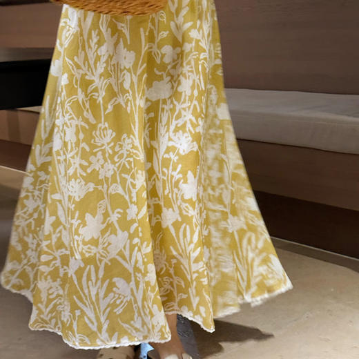 【不换不退】良木礼花色半裙（7968） 商品图0