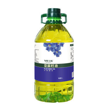戈壁工坊新疆亚麻籽油5L一级品质食用油纯植物油物理冷榨初榨进口原料 /粮油调味 /食用油 /其他油 商品图2