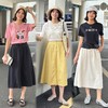 Q59168#撞色腰底A字半身裙 商品缩略图0