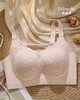 新品大胸薄杯时尚蕾丝宽肩带聚拢内衣女无磁收副乳调整无钢圈文胸2118449 商品缩略图3