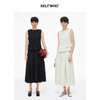 [徐梦洁同款]SELFWHO亚麻混纺西装马甲半身裙女夏新款淡人系套装 商品缩略图1
