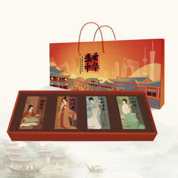 优粮汇盛世中华礼盒大米礼盒500克*4 稻花香长粒香小町米珍珠米年节送礼 /粮油调味 /米 /珍珠米 商品图0