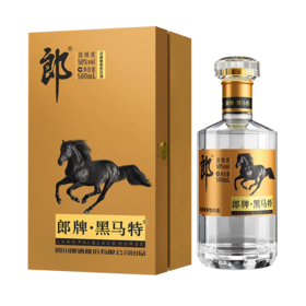 郎酒 郎牌黑马特 50度浓酱兼香型白酒 500ml*1瓶