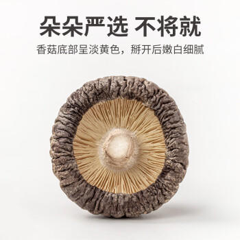方家铺子中华老字号  随州香菇208g 厚干香菇蘑菇柄短 煲汤火锅食材 /粮油调味 /南北干货 /菌菇干货 商品图0