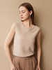 【棉丝麻无袖针织背心】25年春夏新品女士圆领薄款针织套衫时尚百搭背心 商品缩略图5
