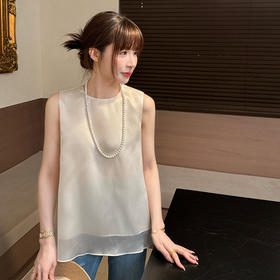 【部分现货】良木礼真丝欧根纱上衣（194567）