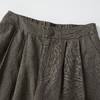 ROMI STUDIO100%亚麻天然麻结肌理后松紧腰直筒长裤 RWCSXB1737 商品缩略图3
