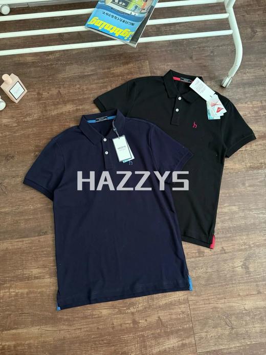 夏季新配色哈狗刺绣新疆棉半袖翻领polo衫 商品图2