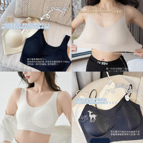 【无钢圈 舒适无痕 超弹力 凉感内衣】轻薄果冻内衣 均码 觉袈  私物不退哦！