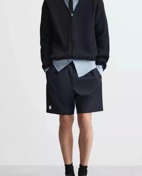 劳伦家新款泡泡纱超轻透气休闲短裤