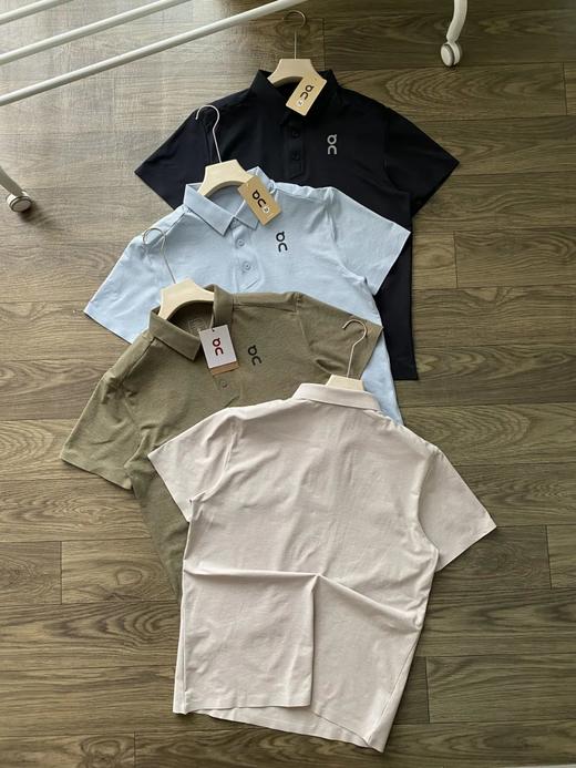 ON男士无缝压胶polo衫翻领短袖 商品图2