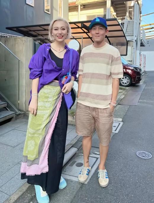 柜10600！冠希同款情侣三色拼接亚麻短袖T恤 商品图3