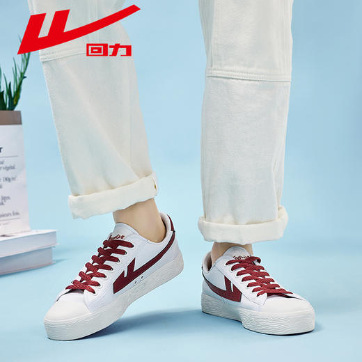 回力2025年新款帆布鞋男女鞋春季新款小白鞋透气鞋百搭耐磨休闲鞋 商品图3
