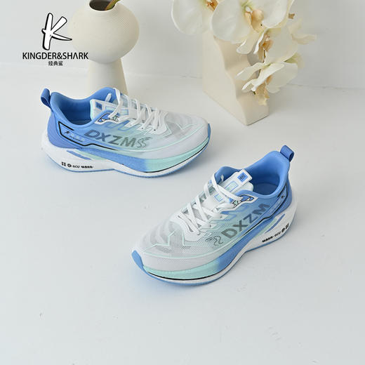 经典鲨2025年夏季新品薄款潮流拼色男士休闲鞋跑步鞋KF09-513011 商品图2