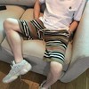 点此购买 巴宝莉夏季男女款经典条纹格子羊毛短裤五分裤 LL 317509 商品缩略图0