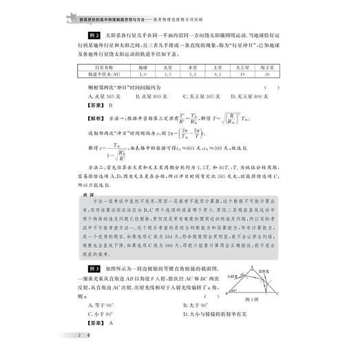 更高更妙的高中物理解题思想与方法——高考物理选择题专项突破 商品图2