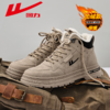 回力男鞋工装鞋秋冬季2024新款高帮加绒棉鞋户外登山鞋马丁靴男款 商品缩略图2