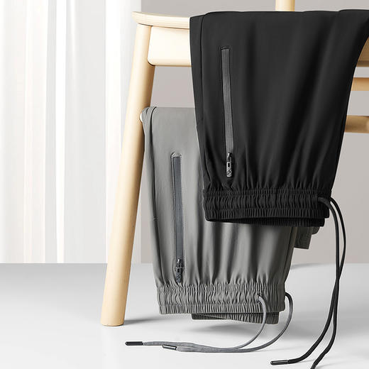 【速干】【DWN】大依优型大码休闲五分短裤冰丝中裤大号裤子弹力透气加肥加大夏季松紧腰宽松运动 商品图2