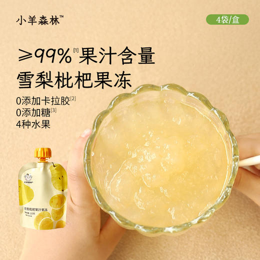 「雪梨枇杷果冻」改良古方《枇杷膏》鲜果原味 自然清甜 ≥99%果汁含量 零食 商品图1