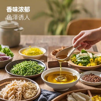 锐宝丰【保真菜籽油】低芥酸食用油 浓香菜籽油 非转基因实惠装5L /粮油调味 /食用油 /菜籽油 商品图0